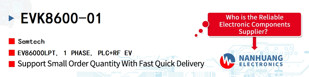EVK8600-01 Semtech EV86000LPT, 1 PHASE, PLC+RF EV