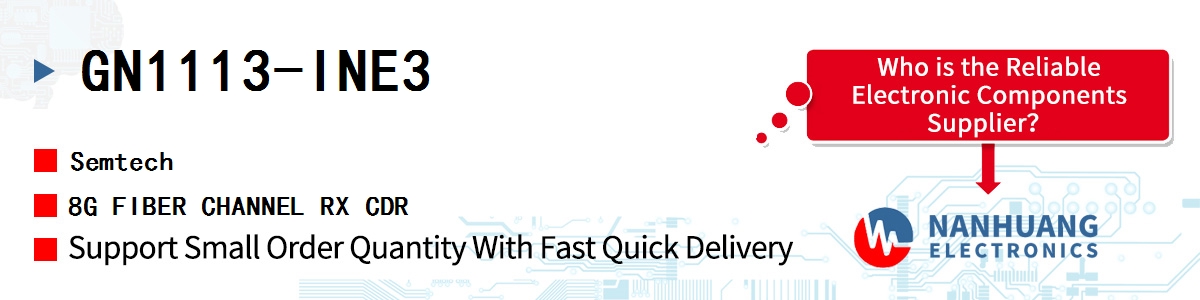 GN1113-INE3 Semtech 8G FIBER CHANNEL RX CDR