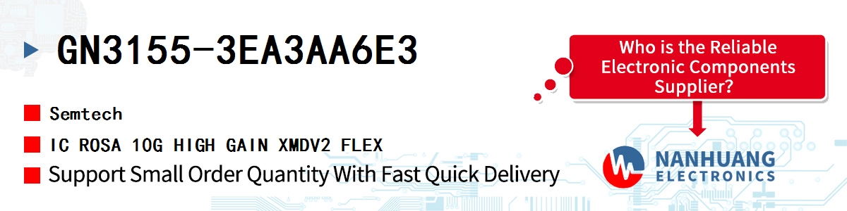 GN3155-3EA3AA6E3 Semtech IC ROSA 10G HIGH GAIN XMDV2 FLEX