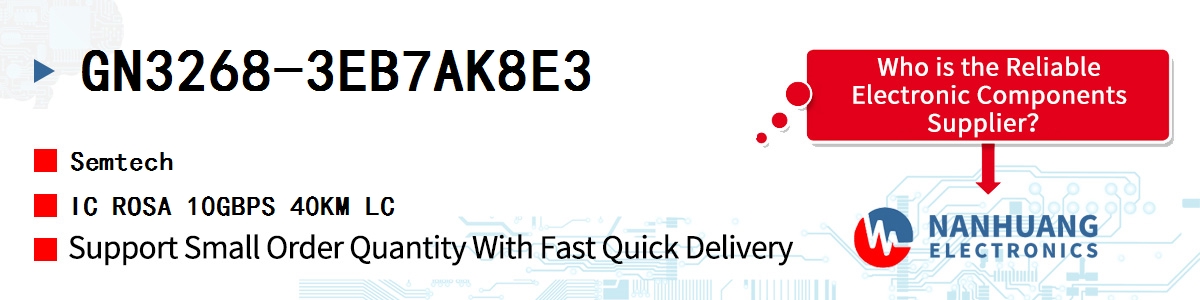 GN3268-3EB7AK8E3 Semtech IC ROSA 10GBPS 40KM LC