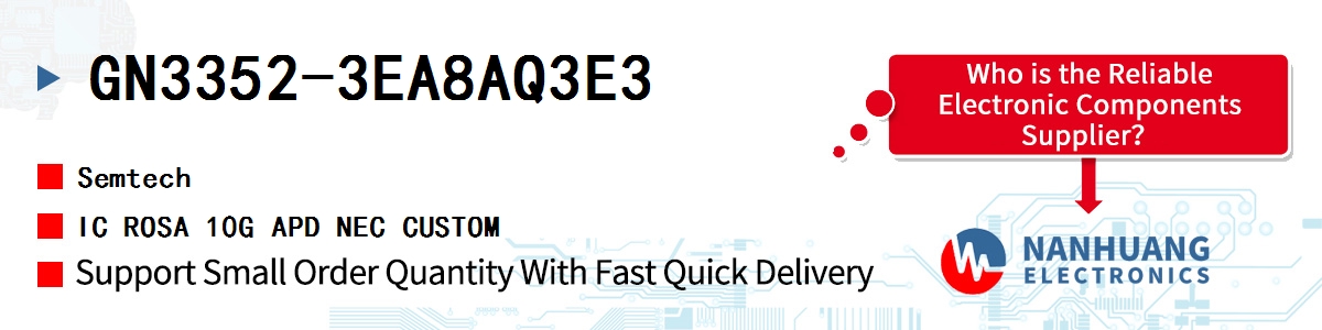 GN3352-3EA8AQ3E3 Semtech IC ROSA 10G APD NEC CUSTOM