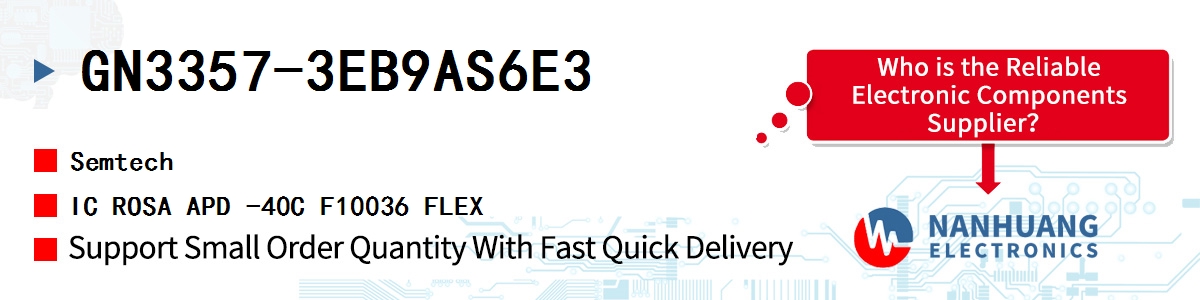 GN3357-3EB9AS6E3 Semtech IC ROSA APD -40C F10036 FLEX
