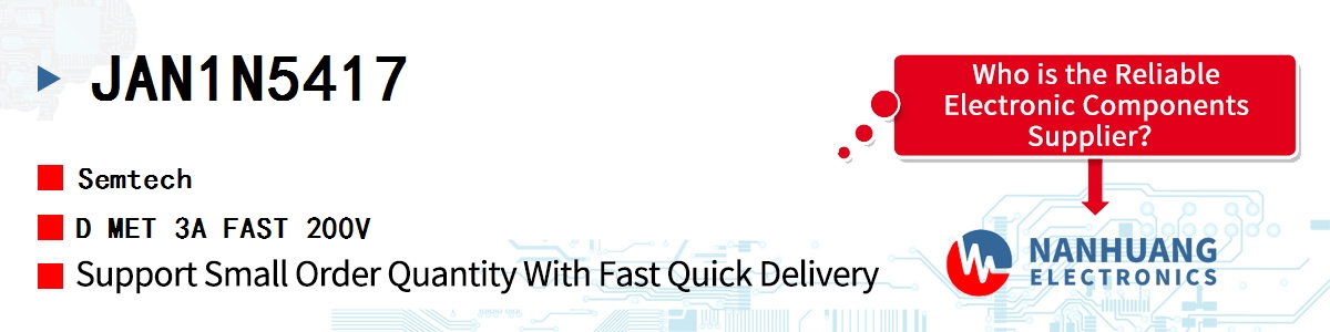 JAN1N5417 Semtech D MET 3A FAST 200V