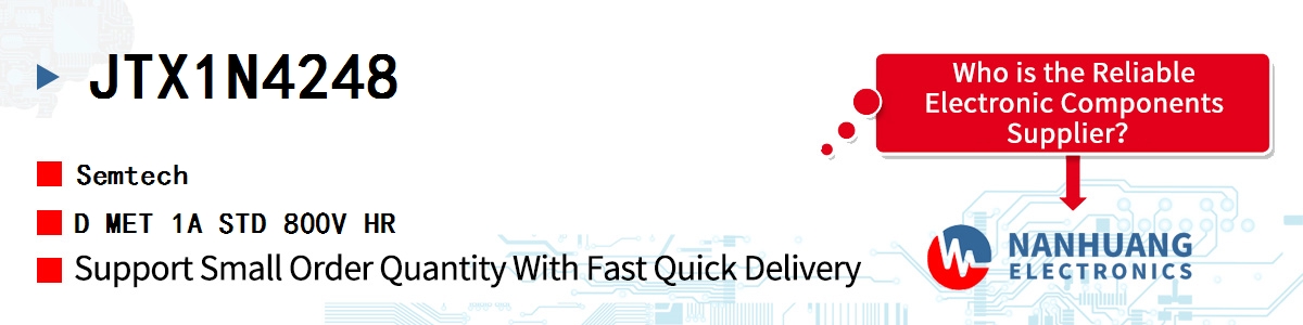 JTX1N4248 Semtech D MET 1A STD 800V HR