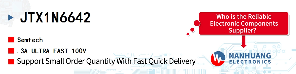 JTX1N6642 Semtech .3A ULTRA FAST 100V