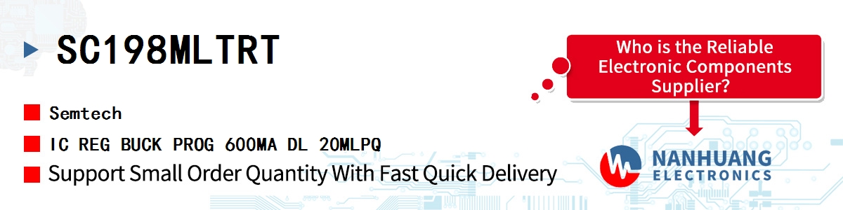 SC198MLTRT Semtech IC REG BUCK PROG 600MA DL 20MLPQ