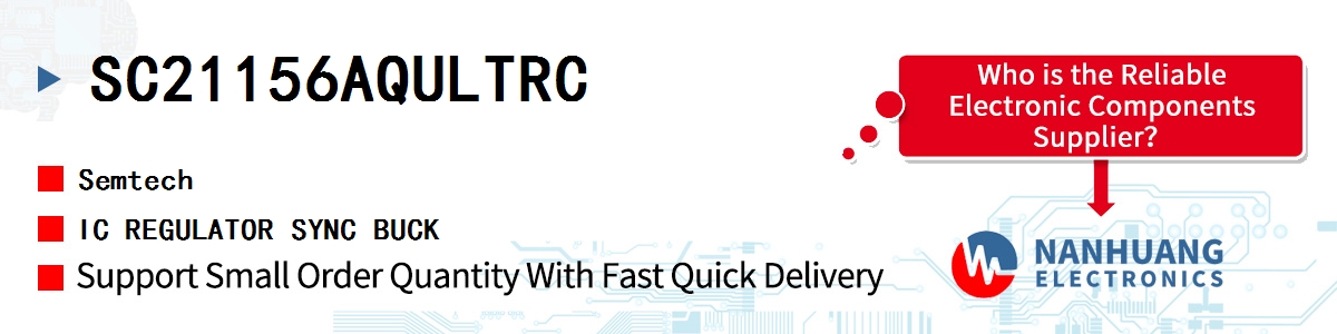SC21156AQULTRC Semtech IC REGULATOR SYNC BUCK