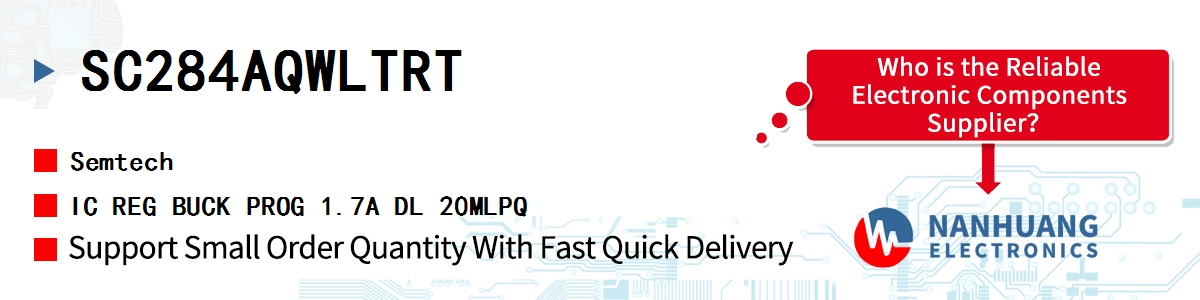 SC284AQWLTRT Semtech IC REG BUCK PROG 1.7A DL 20MLPQ