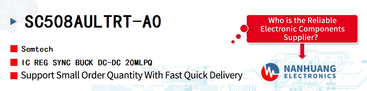 SC508AULTRT-A0 Semtech IC REG SYNC BUCK DC-DC 20MLPQ
