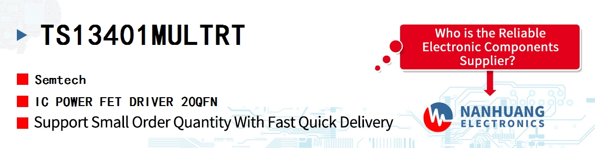 TS13401MULTRT Semtech IC POWER FET DRIVER 20QFN