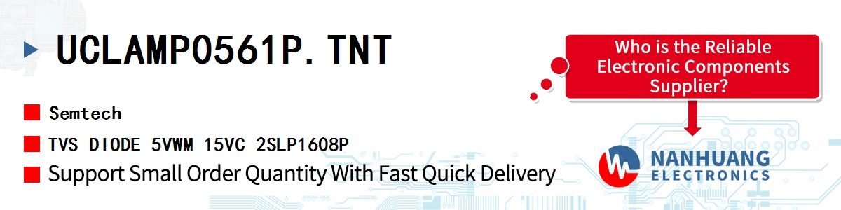 UCLAMP0561P.TNT Semtech TVS DIODE 5VWM 15VC 2SLP1608P