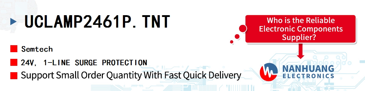 UCLAMP2461P.TNT Semtech 24V, 1-LINE SURGE PROTECTION